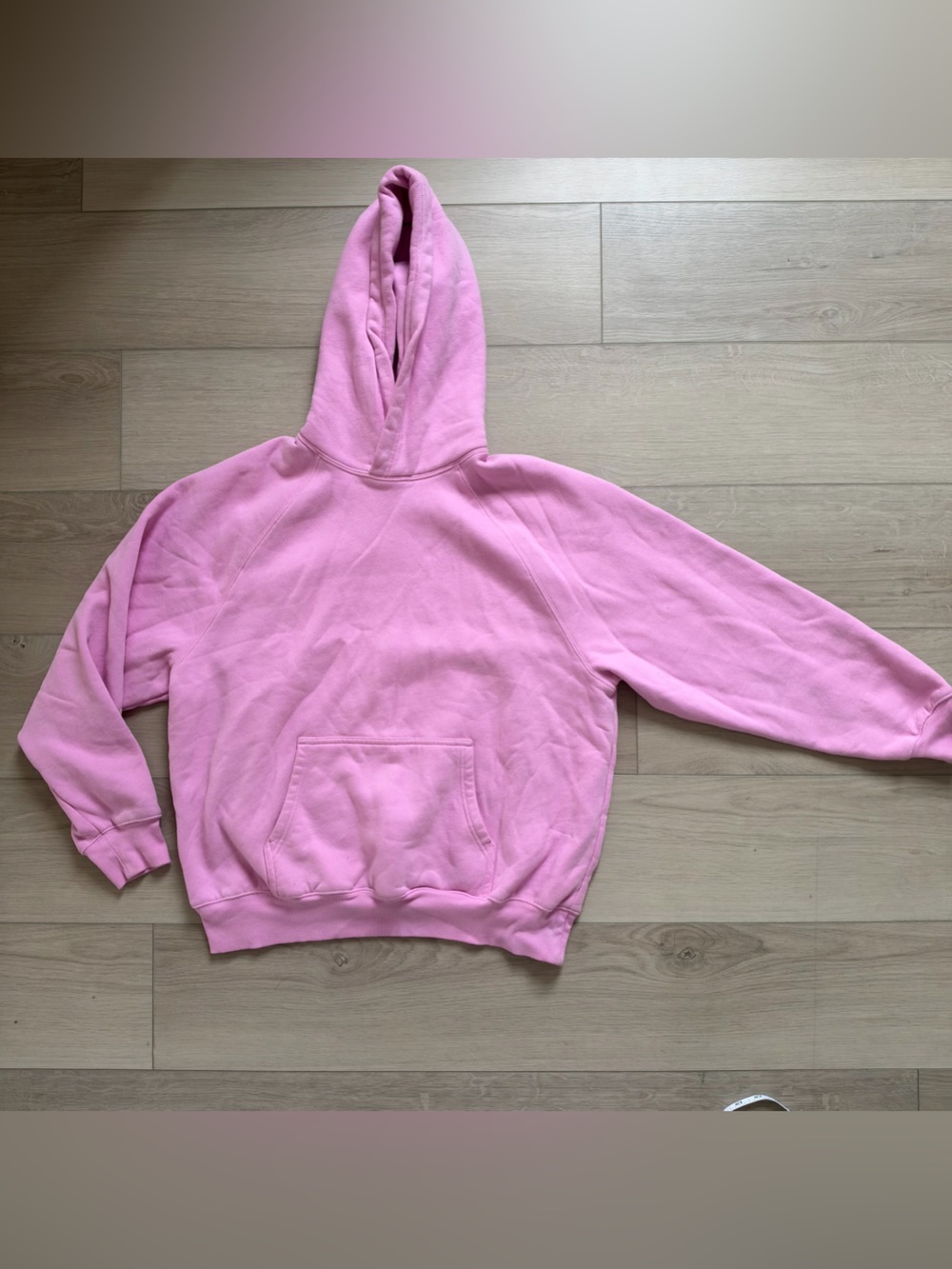 Aritzia Tna Cozy Fleece Perfect Hoodie Pink - Size Small - Picture 6 of 10